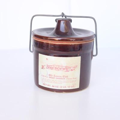Vintage Old Tavern Club Cheese Jar Crock