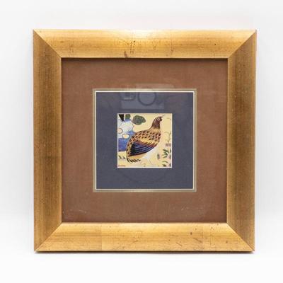 Framed Kinder-Harris Fine Art Print of Partridge