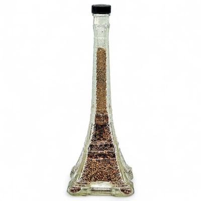 Molded Glass Eiffel Tower Spice Bottle
