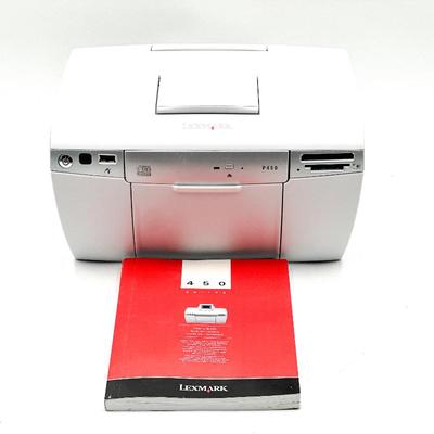 Lexmark P450 Printer with Extra CD-Rs and Manual