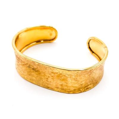 Gold Plated 925 Sterling Silver Cuff Bracelet
