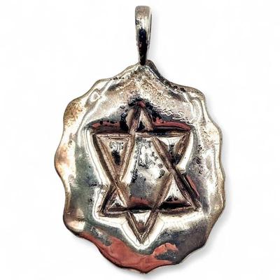 Silver Star of David Pendant