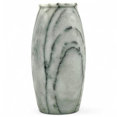 White Marble Vase with Veining
