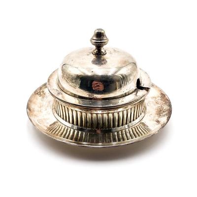 Vintage Silver Plated Butter Dish With Lid