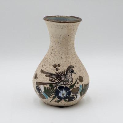 Tonala Mexico Signed Pottery Vase