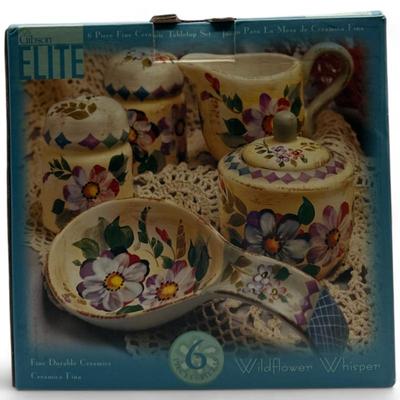 Gibson Elite Ceramic Tabletop Set, New in Box
