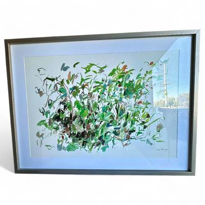 Liz Innvar 'Beech and Sumac' Fine Art Print in Frame