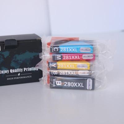 OfficeWorld Ink Cartridge Set for Canon Pixma Printers