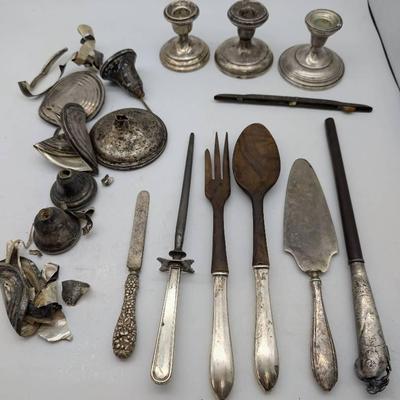 Scrap & Weighted Sterling Silver Lot