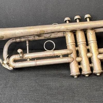 Vintage Trumpet With Case