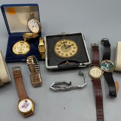 Collection Of Vintage Timepieces Elgin, Seth Thomas, Timex And More 