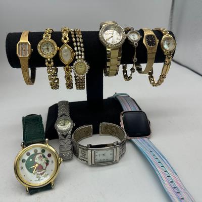 Group of Ladies Watches: Anne Klein, Fossil, Geneva & More