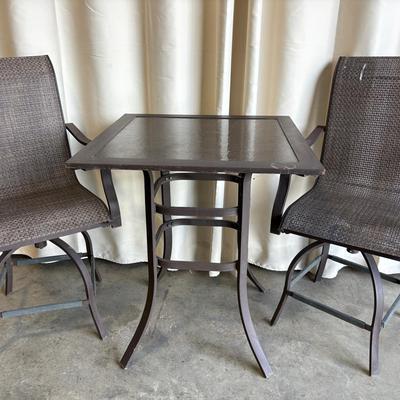Patio High Top Bistro 3 Pc Set