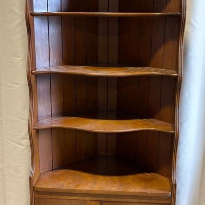 Vintage Petite Corner Cabinet