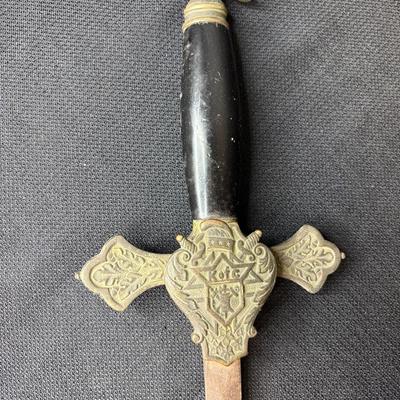 Ceremonial Fraternal Knights Of Columbus Sword with Flying Eagle Pommel