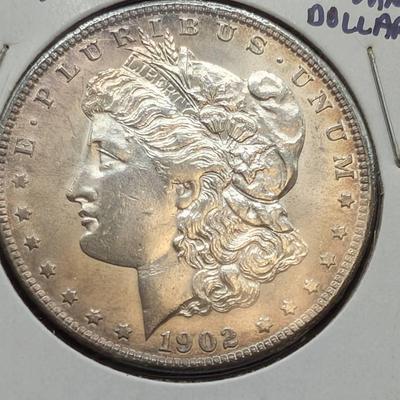 1902-O Morgan Silver Dollar