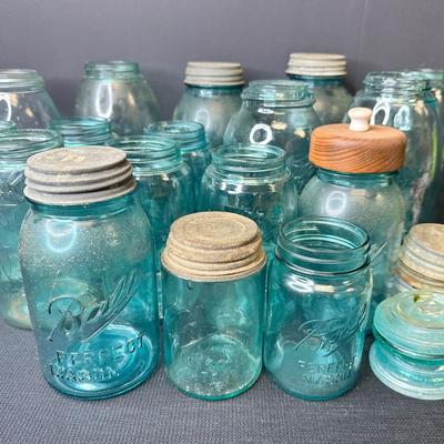 Antique Ball, The Gem & Mason’s Mason Jars