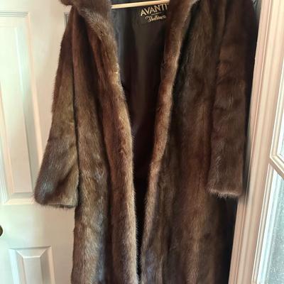 Mahogany Mink Full Length Coat