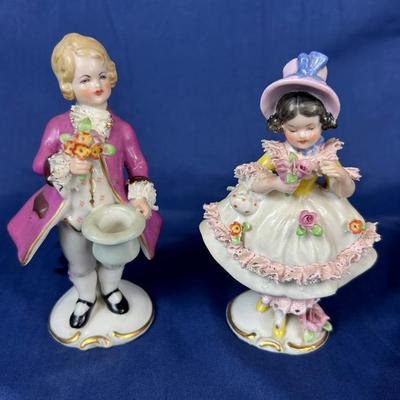 Dresden And Frankenthal German Porcelain 