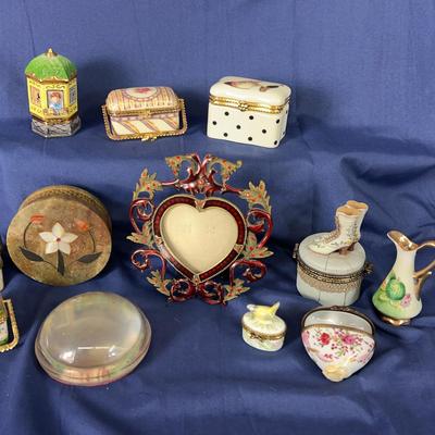 Victorian Inspired Miniature Trinket Box Collection +