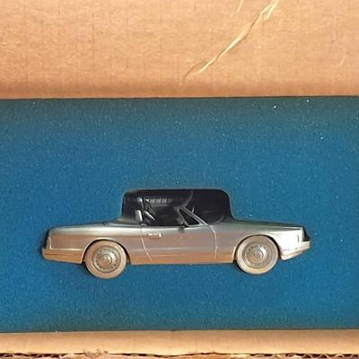 Cadillac Allanté Pewter Convertible Model Car – Limited Edition w/ Box