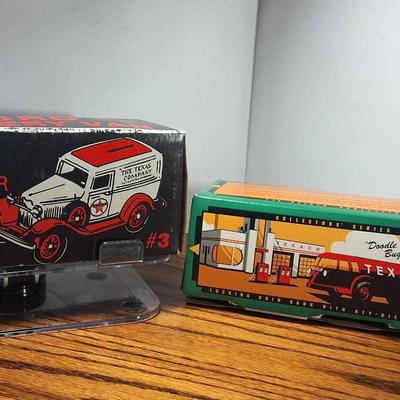 Texaco Die-Cast Coin Banks – Collector Series #3 & “Doodle Bug”