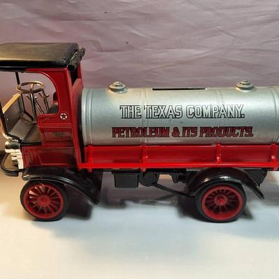 ERTL 1995 Edition #12 Texaco Die-Cast Tanker Coin Bank # 2965