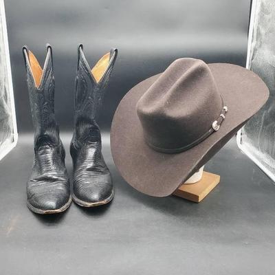 Western Stetson Hat, Resistol Boots