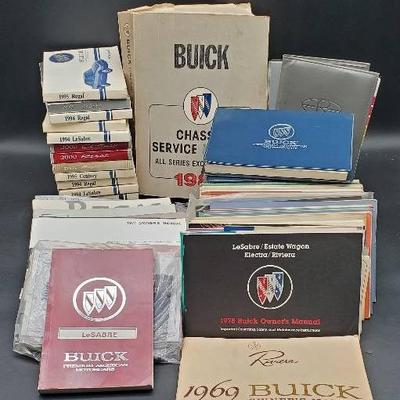 Vintage Buick Car Manual Mystery Lot