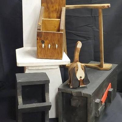(6) Handmade Wooden Pieces