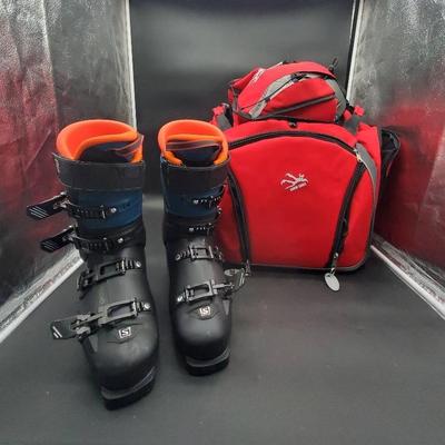 Snow Eagle Heated Boot Bag, Giro Helmet, Salomon Boots