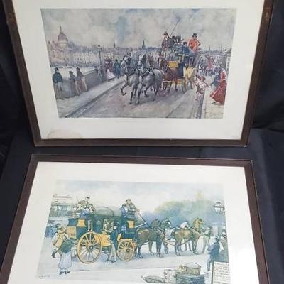 (2) Framed David Copperfield Prints- A. Ludovici