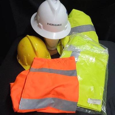 (2) Hard Hats And High Visibility Clothing