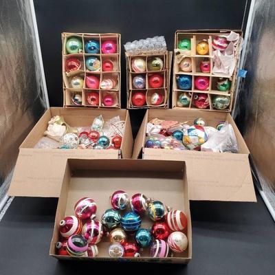 Mystery Lot - Vintage Christmas Ornaments- Includes Shiny Brite