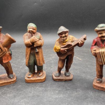 Vintage Syroco Musician Figurines