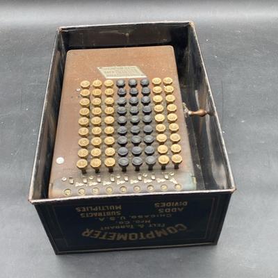 Antique Comptometer Adding Machine 