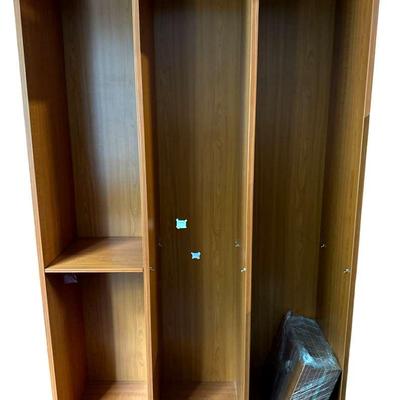 Wooden Coat Closet/ Storage Locker