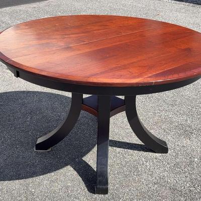 Round Wood Dining Table 