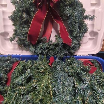 9 - Holiday Window Wreaths