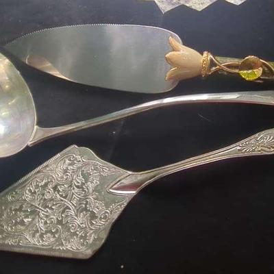 Cake Knife, Pastry Knife And Soup Ladle