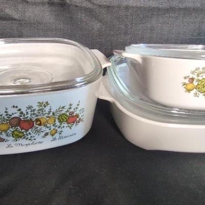 3pc Corning Ware Set