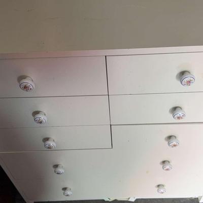 8 Drawer Craft Cabinet W/ Assorted Supplies 