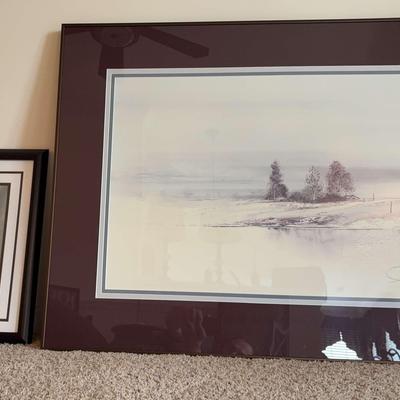 Large Landscape and Small Contemporary Framed Prints