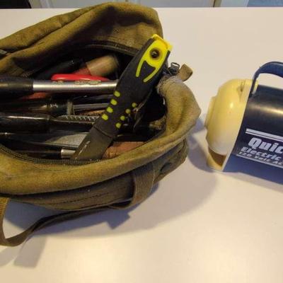 Mystery Bag of Household Tools w/ Elec Air Pump 
