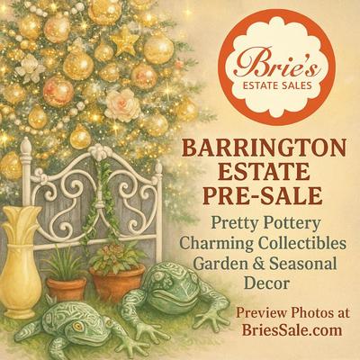 Join us at our Whatnot live sale for Pottery, Collectibles, Garden & Seasonal Decor on Wednesday September 10 at 6:00 PM Central Time!