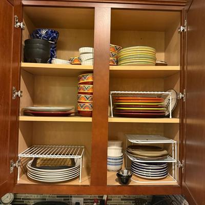 Large Assorted Dishware Collection – Plates, Bowls & More