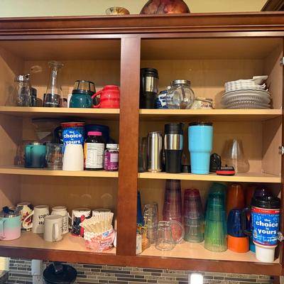 Large Assorted Drinkware Collection – Mugs, Glasses & Travel Cups