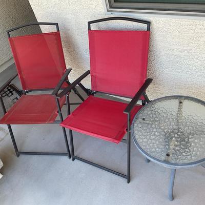 Patio Seating & Folding Chairs Lot