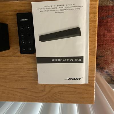 Bose Solo TV Speaker with Remote & Manual