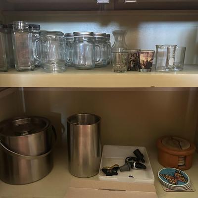 Glassware & Barware Lot – Mixed Set with Accessories